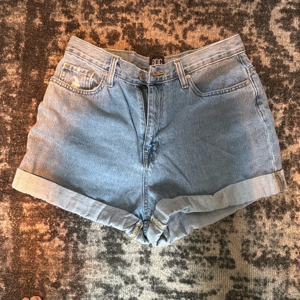 BDG mom rise Jean shorts